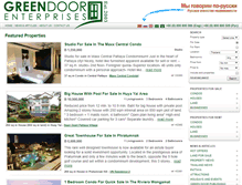 Tablet Screenshot of greendoorenterprises.com